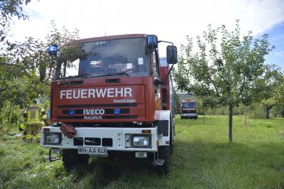 Beim Holz machen von Traktor ueberfahren in Kernen-Stetten